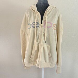 Bebe Sport‎ Full Zip Hoodie - Yellow - Size 2X